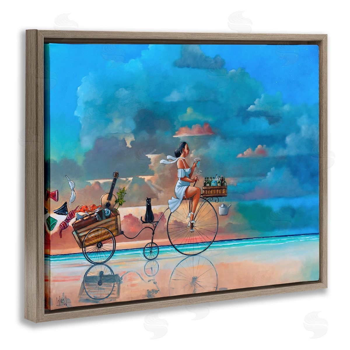 Ronald West Summer Beach Bike Ride Reflection