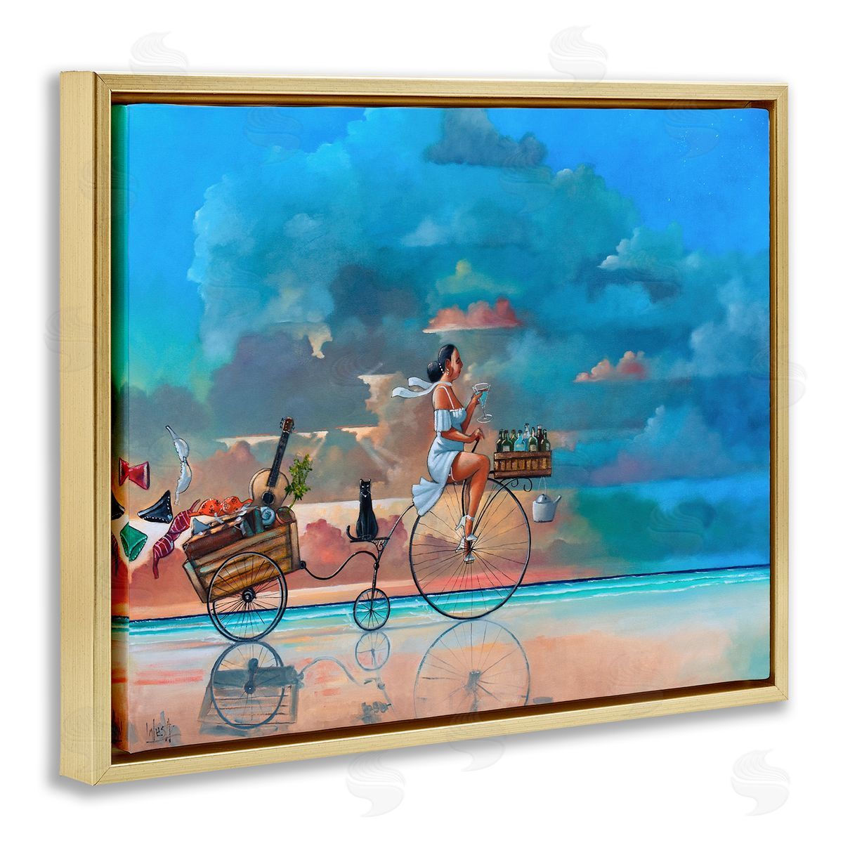 Ronald West Summer Beach Bike Ride Reflection
