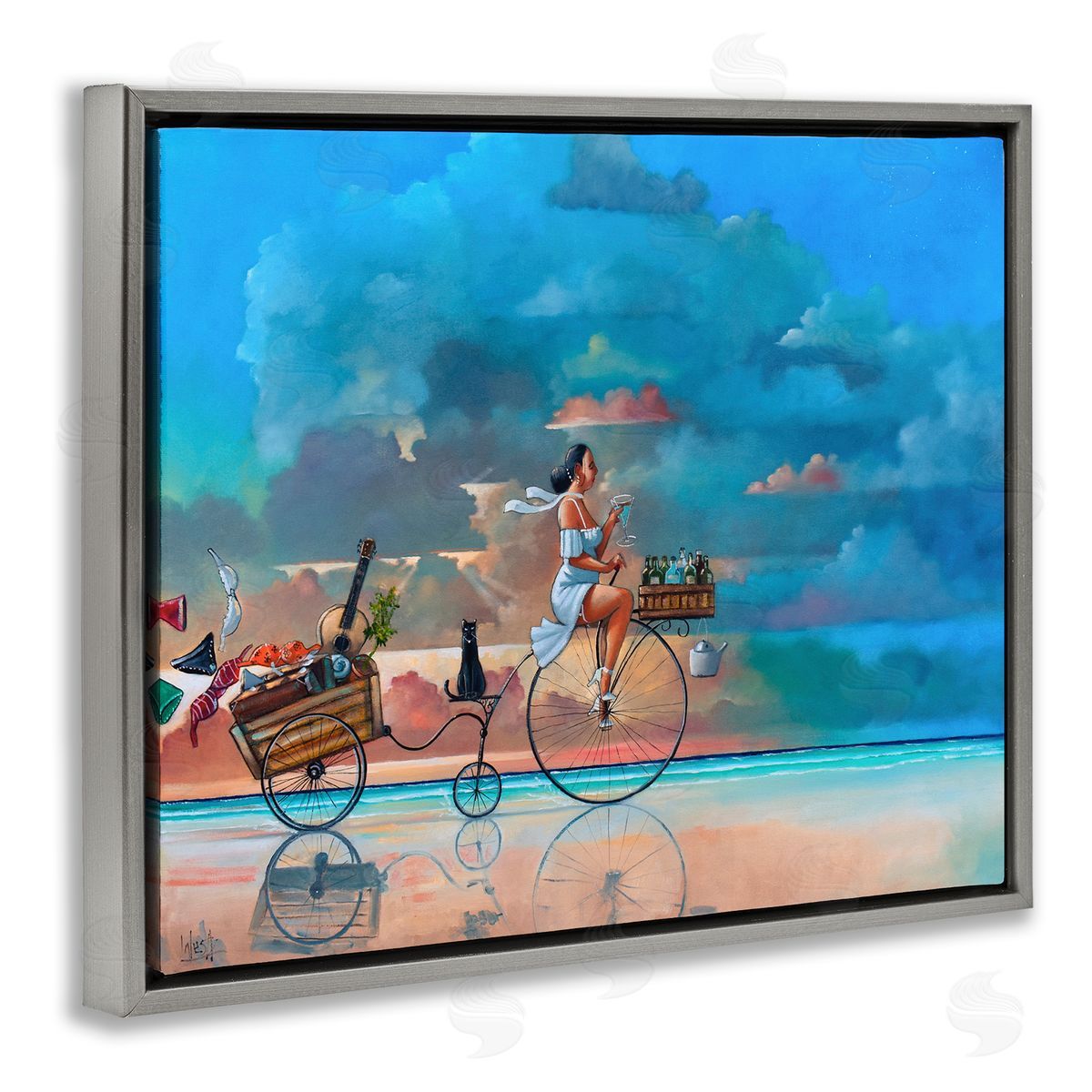 Ronald West Summer Beach Bike Ride Reflection