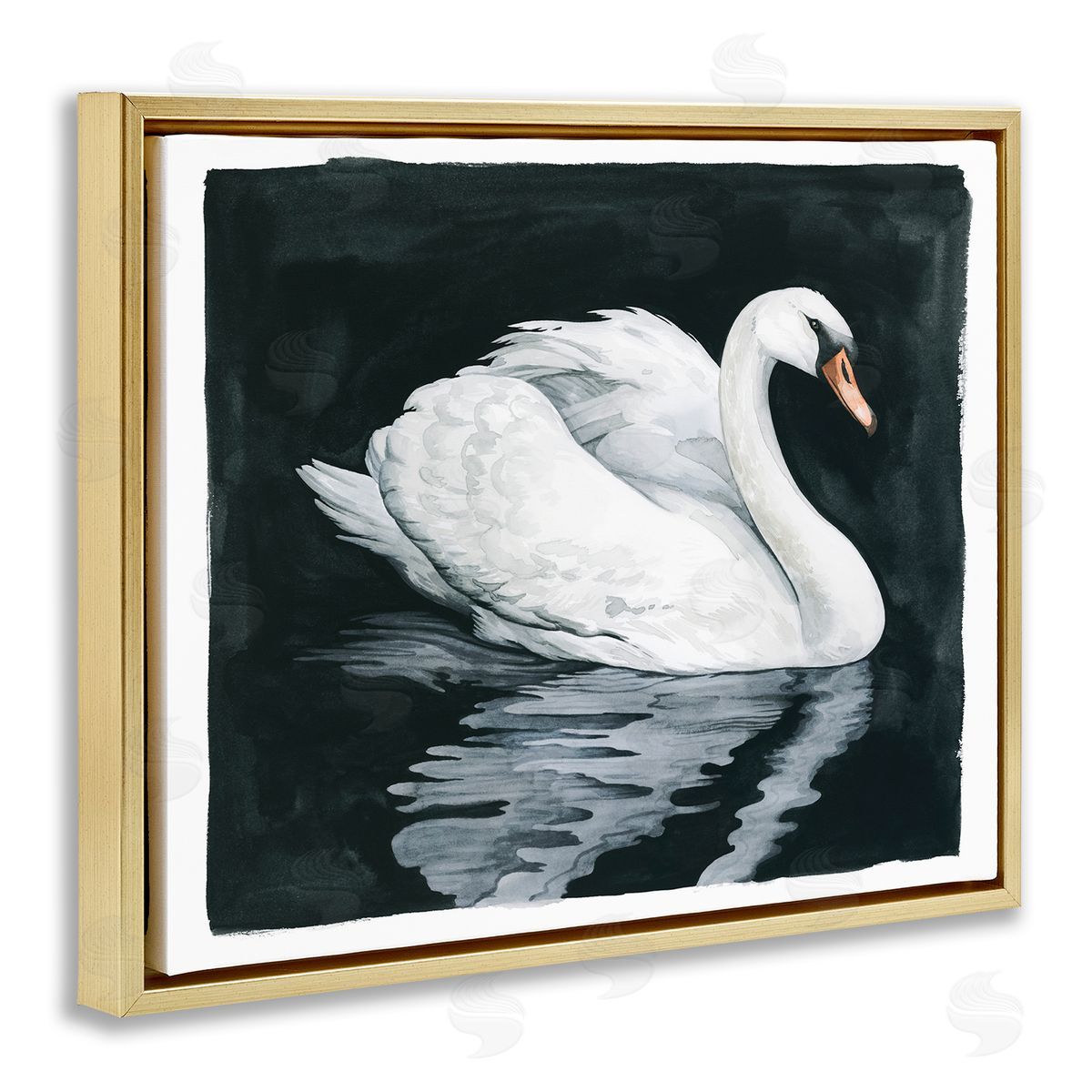 Grace Popp Elegant Swan Reflection Portrait