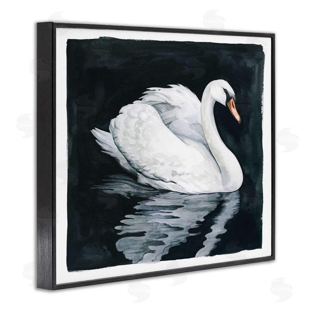 Grace Popp Elegant Swan Reflection Portrait