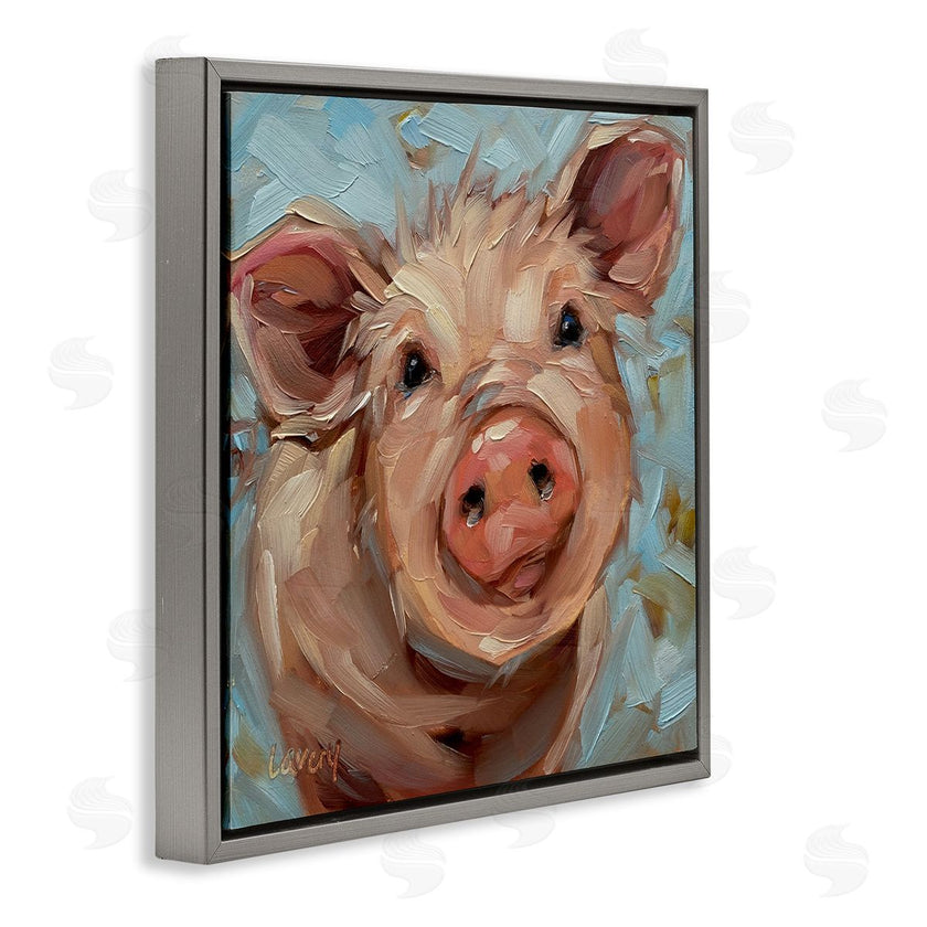 Andrea Lavery | Modern Pig Portrait Farm Animal