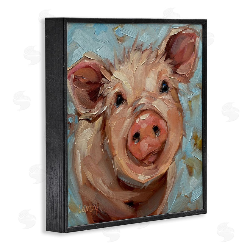 Andrea Lavery | Modern Pig Portrait Farm Animal