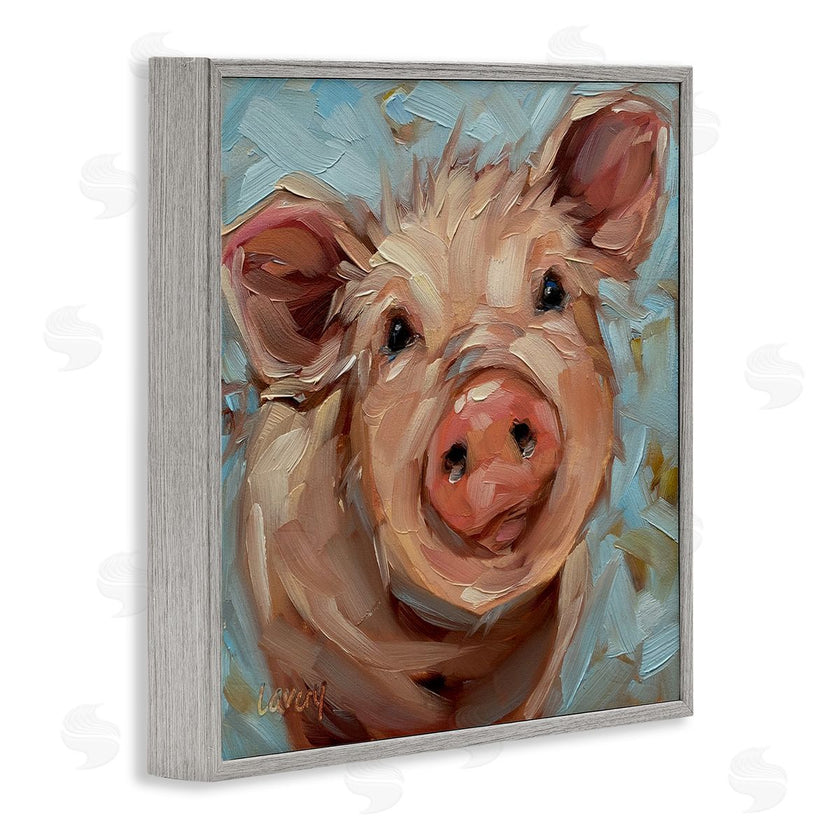 Andrea Lavery | Modern Pig Portrait Farm Animal