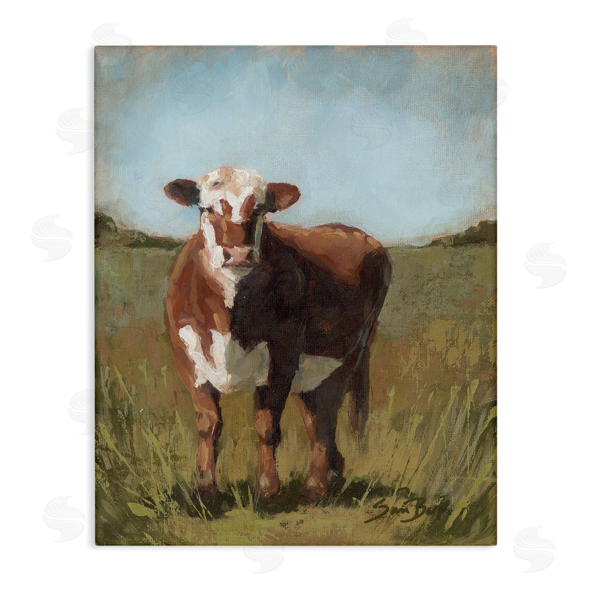 Sara Baker Cattle Vast Countryside Field 