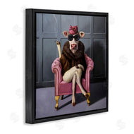 Lucia Heffernan | Trendy Pink Glam Cow