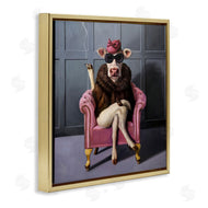 Lucia Heffernan | Trendy Pink Glam Cow