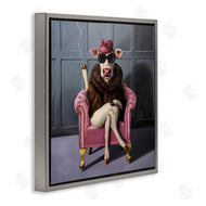 Lucia Heffernan | Trendy Pink Glam Cow