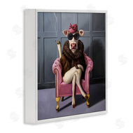Lucia Heffernan | Trendy Pink Glam Cow