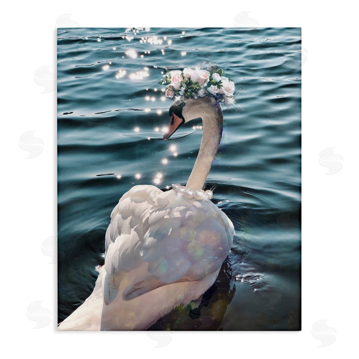 Ziwei Li Flower Crown Swan Lake Ripples