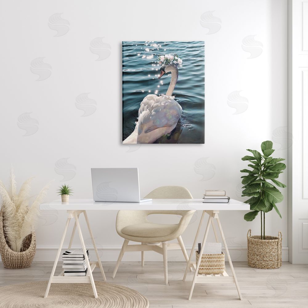 Ziwei Li Flower Crown Swan Lake Ripples