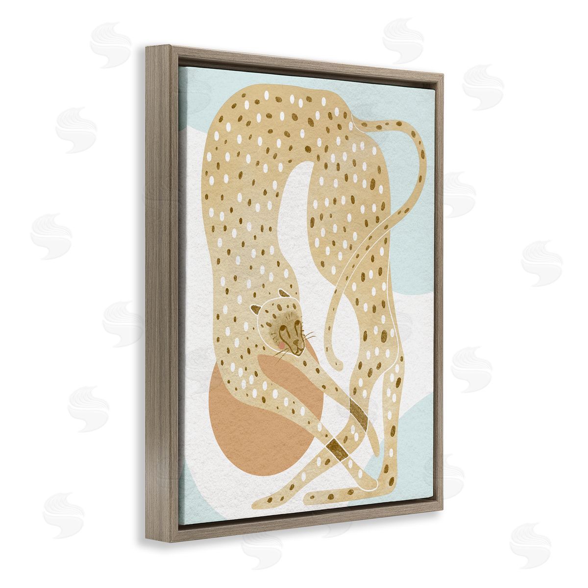 Stupell Studio Contemporary Cheetah Shapes