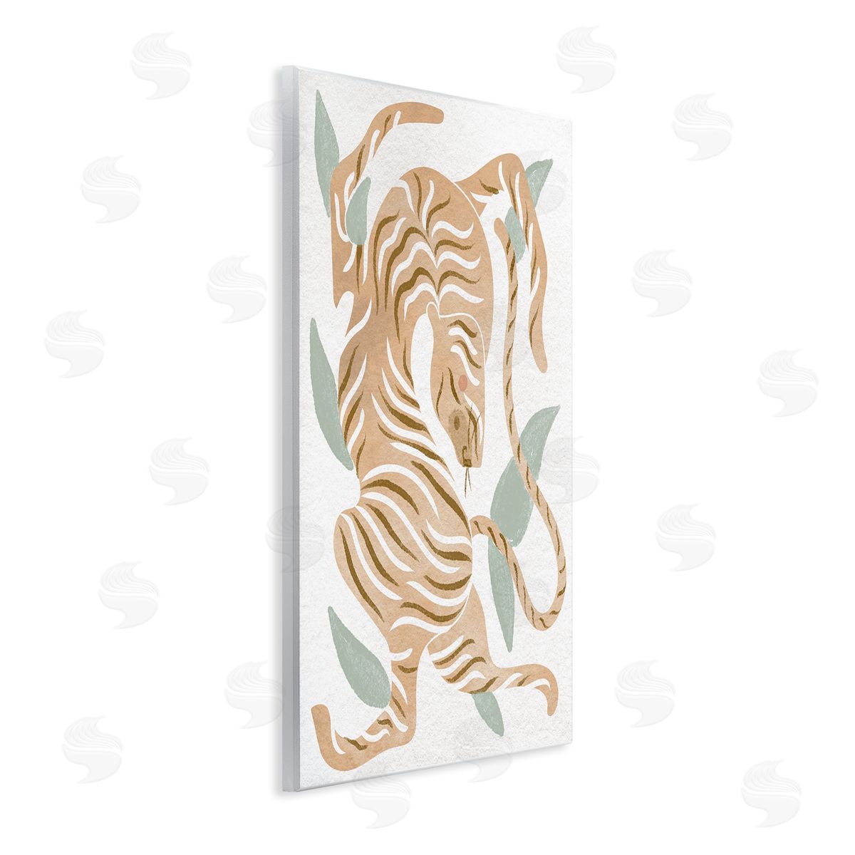 Stupell Studio Contemporary Tiger Wildlife Shapes