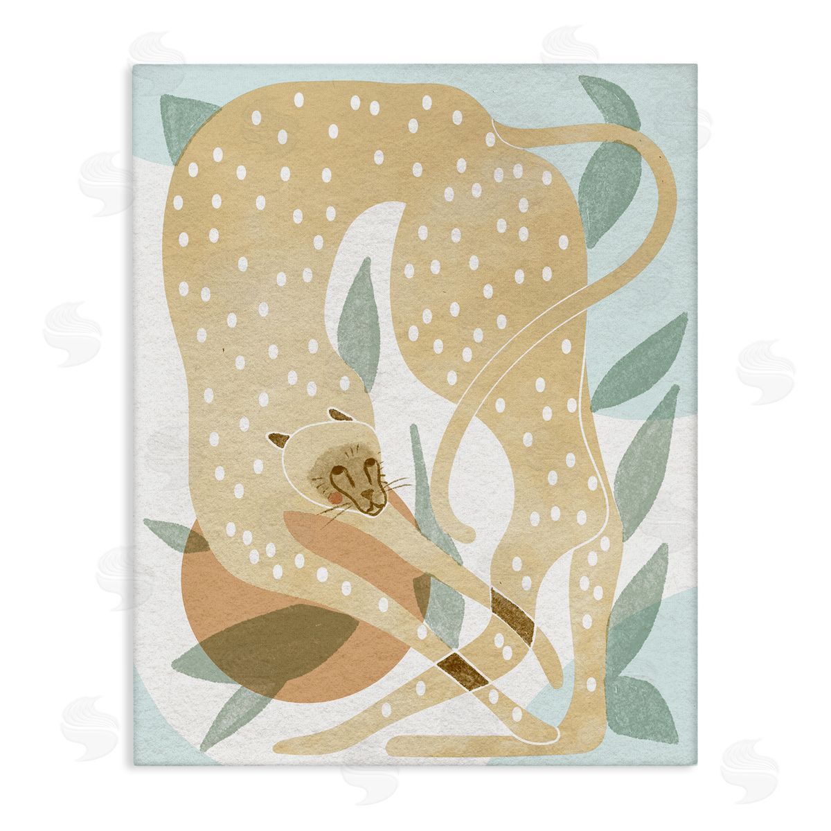 Stupell Studio Cheetah Jungle Contemporary Shapes