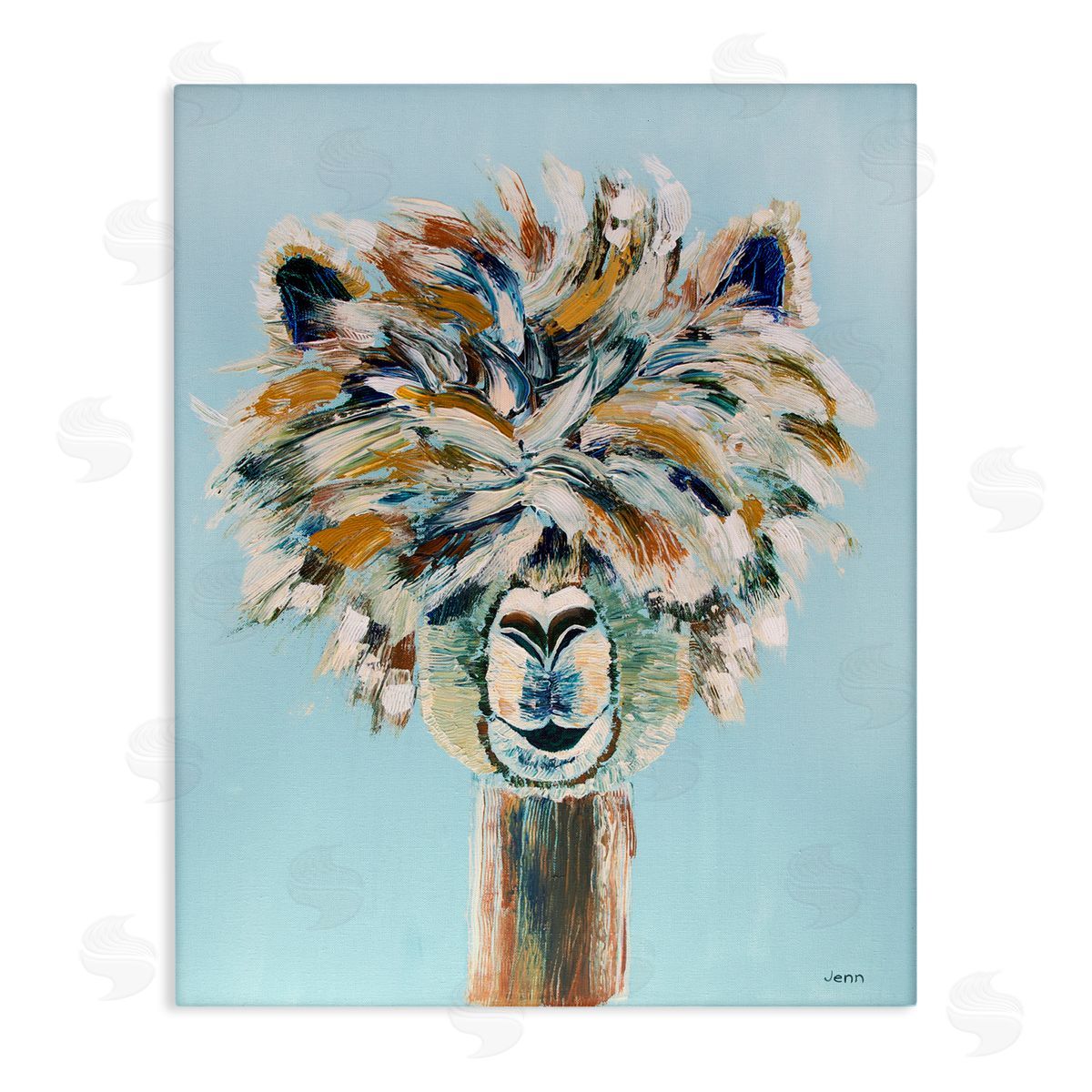 Jen Seeley Fluffy Alpaca Happy Animal