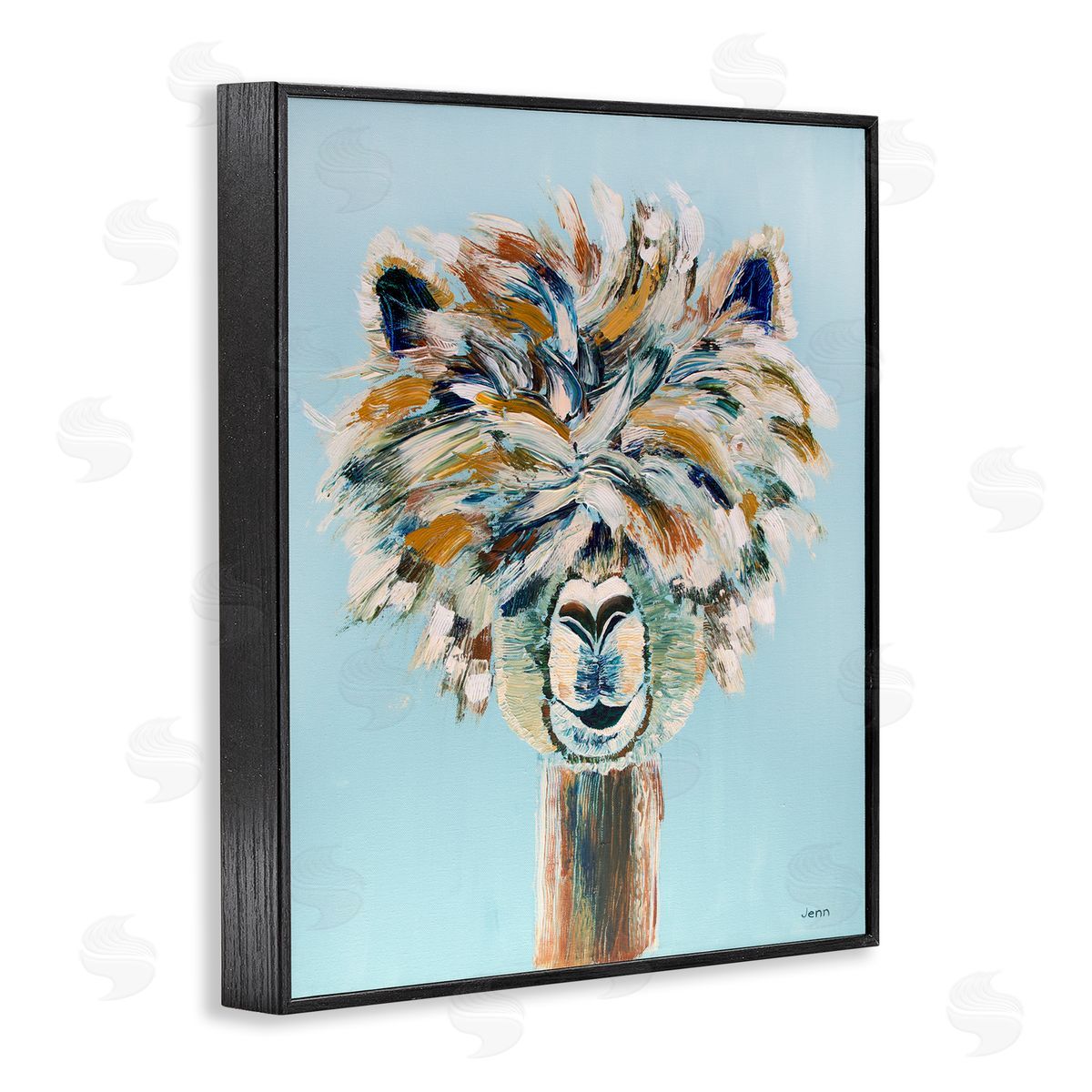 Jen Seeley Fluffy Alpaca Happy Animal