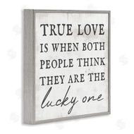 Stupell Studio | True Love Romantic Phrase