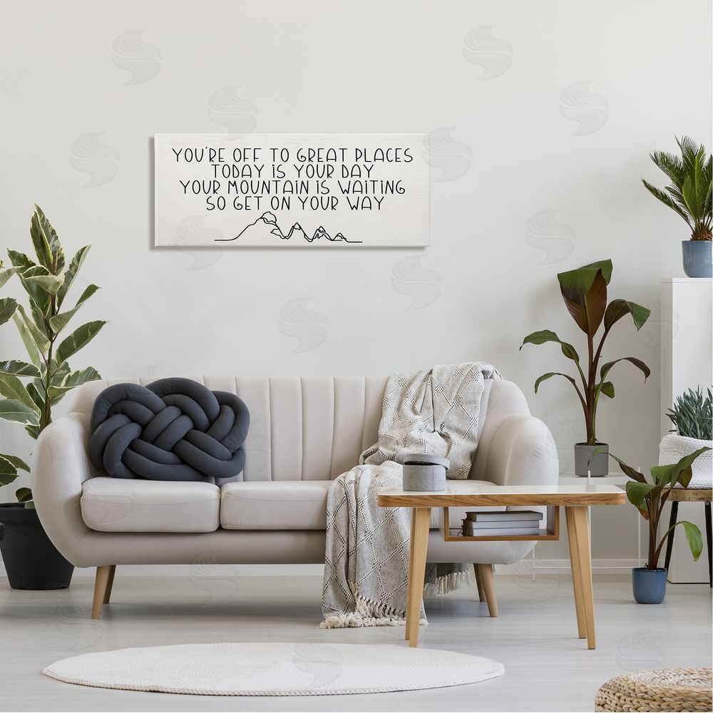 Stupell Studio Inspirational Today Is Your Day Phrase