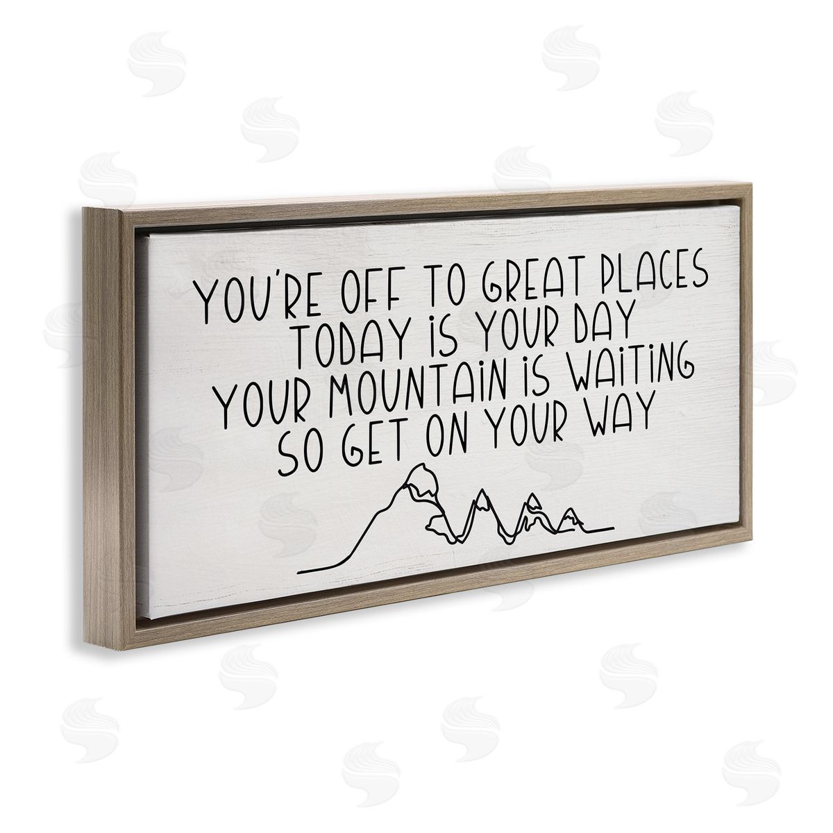 Stupell Studio Inspirational Today Is Your Day Phrase