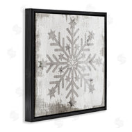 Stupell Studio | Winter Snowflake Distressed Pattern