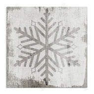 Stupell Studio | Winter Nature Snowflake Shape