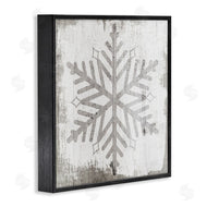 Stupell Studio | Winter Nature Snowflake Shape
