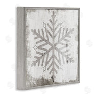 Stupell Studio | Winter Nature Snowflake Shape