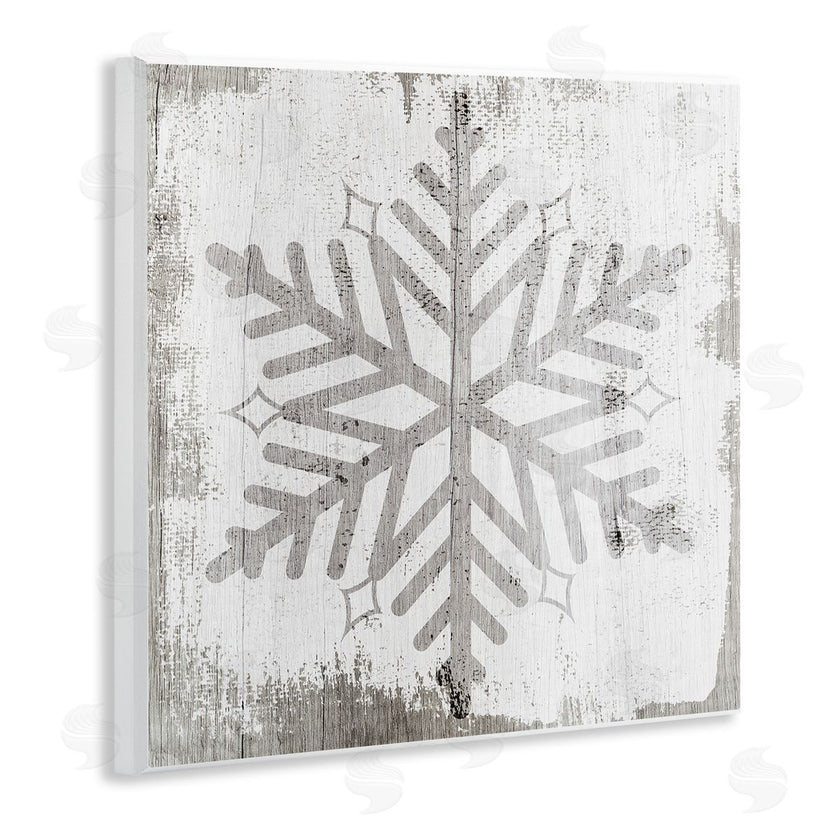 Stupell Studio | Winter Nature Snowflake Shape