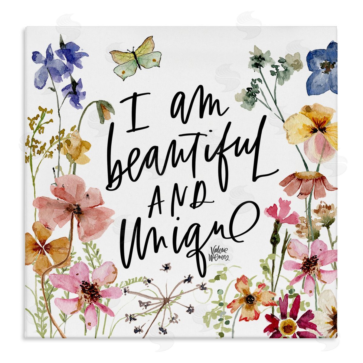 Valerie Wieners Beautiful & Unique Uplifting Nature Stretched Canvas Wall Art Print