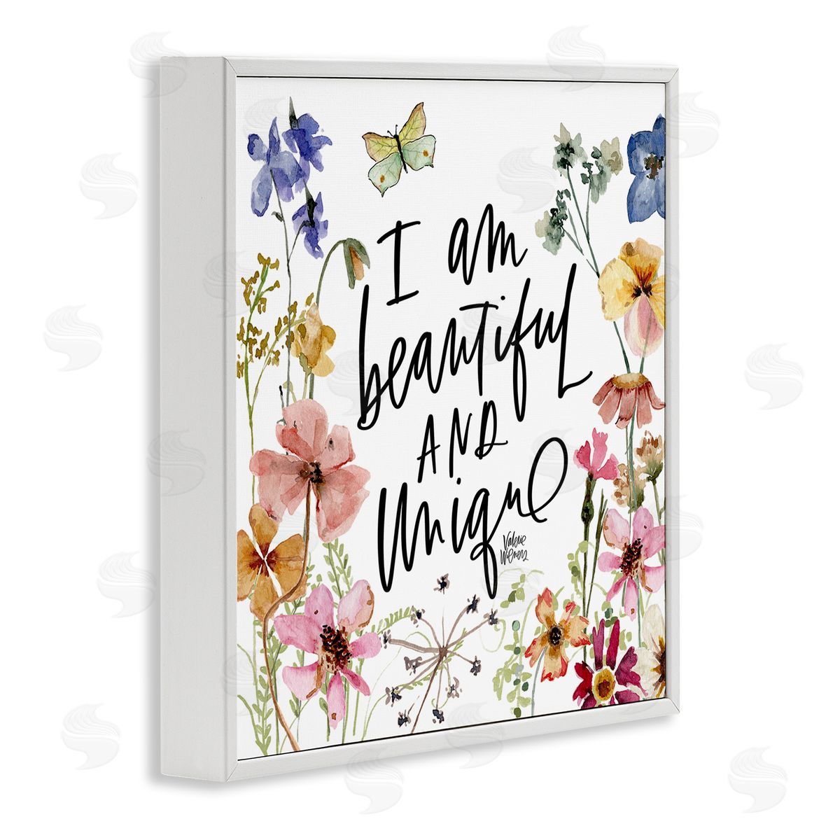 Valerie Wieners Beautiful & Unique Uplifting Nature White Framed Glicee Wall Art Print