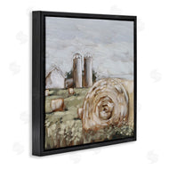 Sara G. Designs | Hay Bales Farmland Pasture