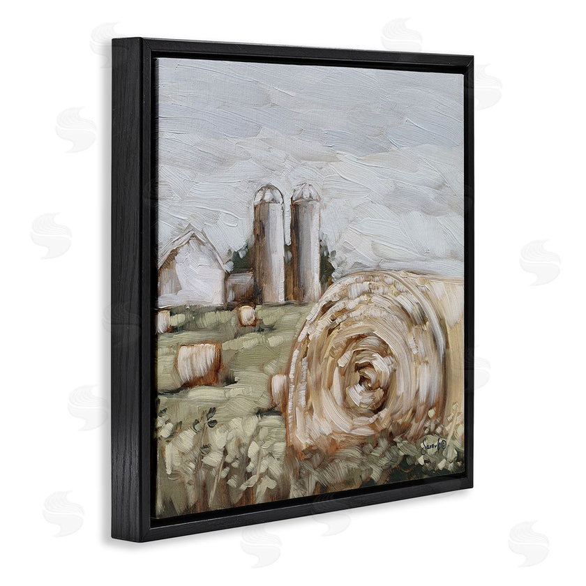 Sara G. Designs | Hay Bales Farmland Pasture