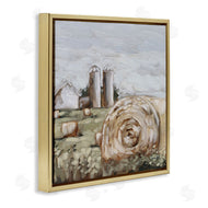 Sara G. Designs | Hay Bales Farmland Pasture