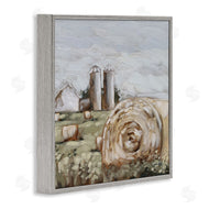 Sara G. Designs | Hay Bales Farmland Pasture