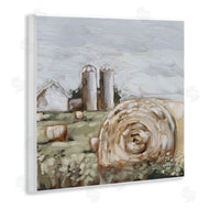 Sara G. Designs | Hay Bales Farmland Pasture