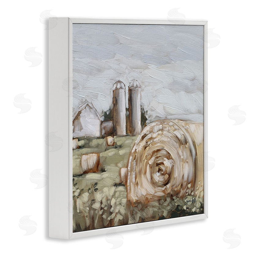 Sara G. Designs | Hay Bales Farmland Pasture