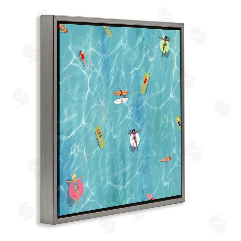 Ashley Singleton | Swimming Aerial Summer View