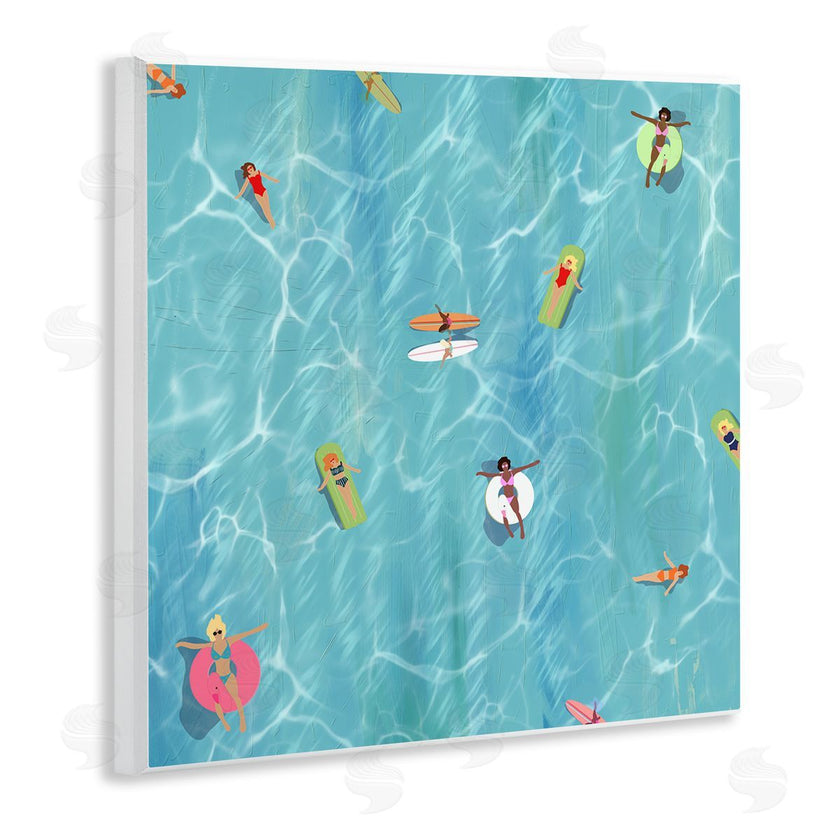 Ashley Singleton | Swimming Aerial Summer View
