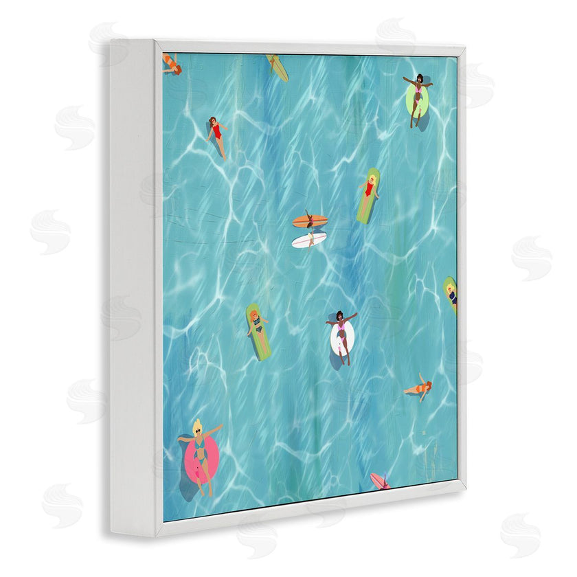 Ashley Singleton | Swimming Aerial Summer View