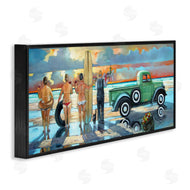 Ronald West | Butler Serving Beach Girls Scene