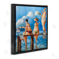 Ronald West | Whimsical Summer Beach Ladies