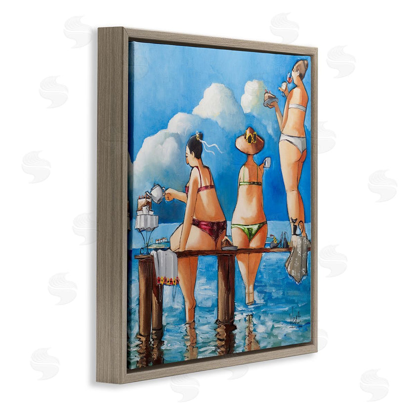 Ronald West | Whimsical Summer Beach Ladies