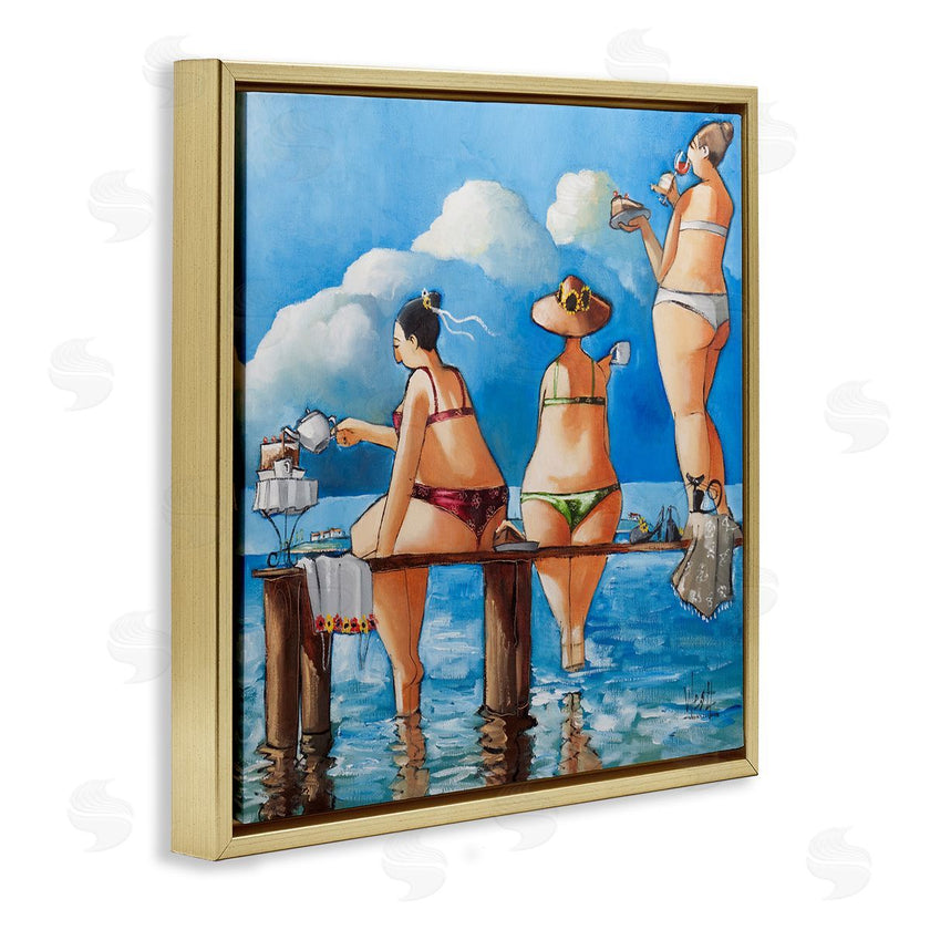 Ronald West | Whimsical Summer Beach Ladies