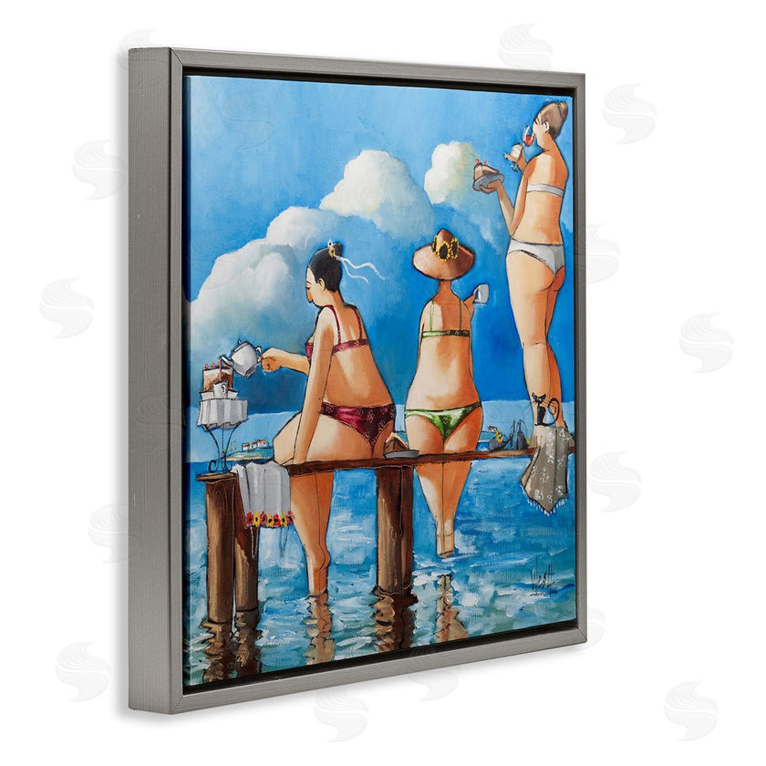 Ronald West | Whimsical Summer Beach Ladies