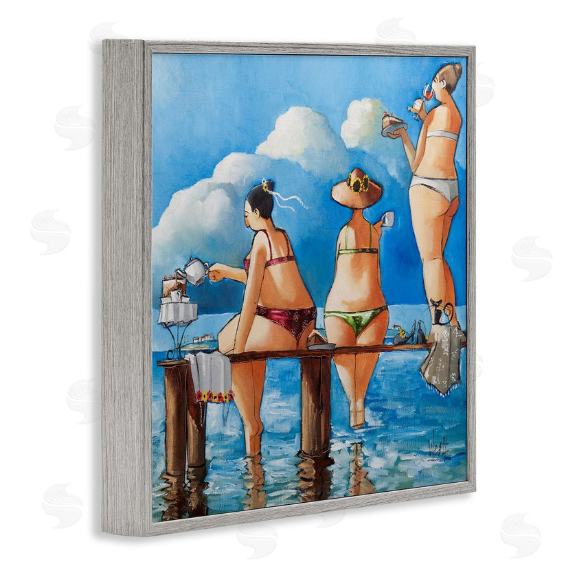 Ronald West | Whimsical Summer Beach Ladies