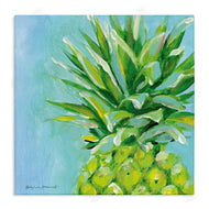 Stephanie Workman Marrott | Tropical Pineapple on Blue