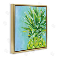 Stephanie Workman Marrott | Tropical Pineapple on Blue