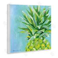 Stephanie Workman Marrott | Tropical Pineapple on Blue