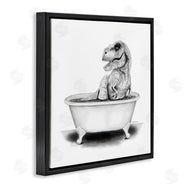 Rachel Nieman | Funny T-Rex Bathtub Washroom