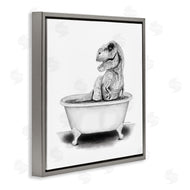 Rachel Nieman | Funny T-Rex Bathtub Washroom